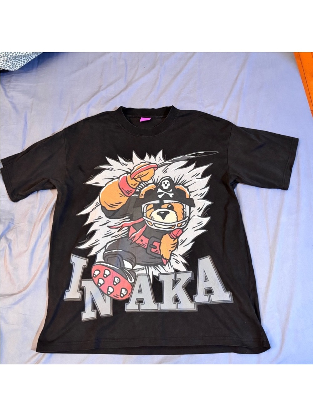 VINTAGE BLACK inaka Power heavy Cotton shirt